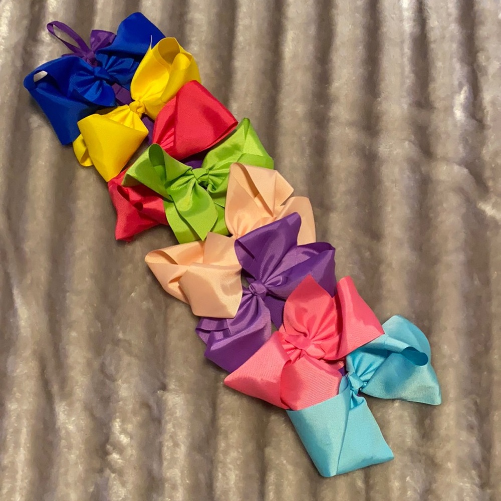 🎀 8” Hair Bow Set w. holder 🎀